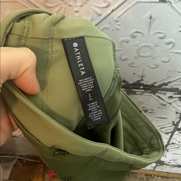 Athleta X Allyson Felix collab sage Green Leggings - Picture 5 of 5